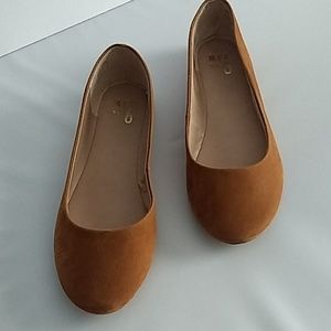 Suede flats